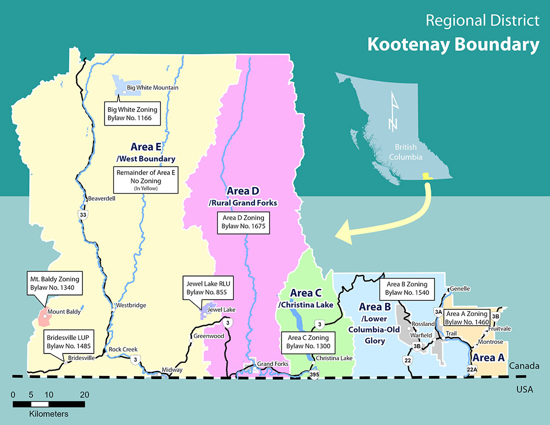 RDKB All Areas Map Zoning